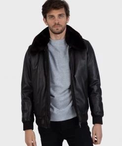 Oakwood DADDY Lederjacke Dark Brown Herren