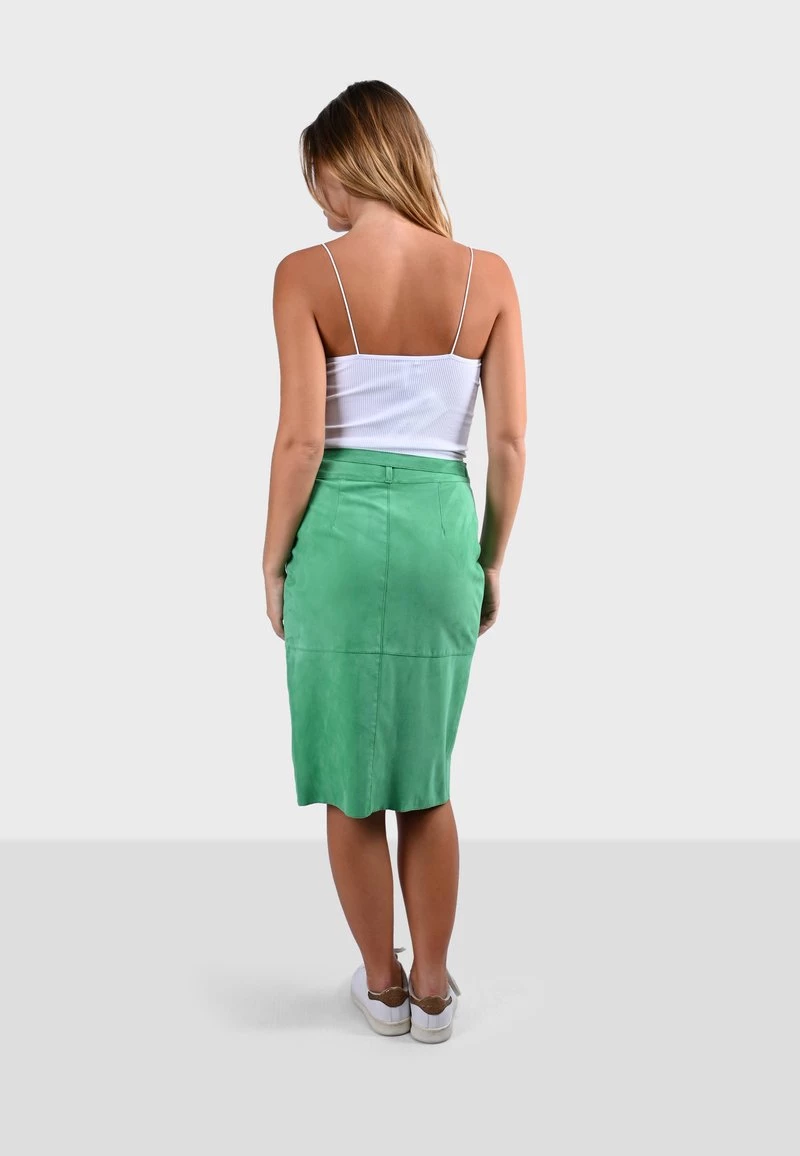 Oakwood Damen TITTLE Wickelrock Green 3 Oakwood Damen TITTLE Wickelrock Green – Bild 3