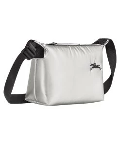 Longchamp LE PLIAGE KOLLEKTION Umhängetasche Silber Damen -Oakwood Soldes Boutique a97660731e1d4d1aab0e2bd43f1ffaaf