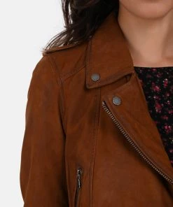 Oakwood Damen YOKO Lederjacke Brown 7 Oakwood Damen YOKO Lederjacke Brown -Oakwood Soldes Boutique aa2701a4ef824e5490bea4ff3ba3df82