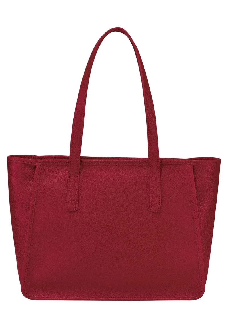 Longchamp Damen LE FOULONNÉ Shopping Bag Rot 3 Longchamp Damen LE FOULONNÉ Shopping Bag Rot – Bild 3