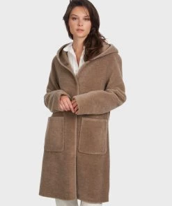 Oakwood Soldes Boutique 55 Oakwood ANGELIQUE Klassischer Mantel Brown Damen