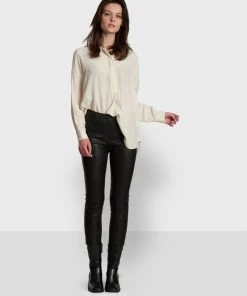 Oakwood CASSIOPEE Lederhose Black Damen -Oakwood Soldes Boutique ad96290c0e7a4572b69fb59de2319d44