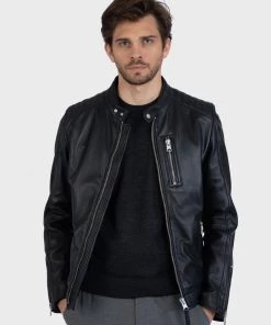 Oakwood HEAVEN Lederjacke Black Herren