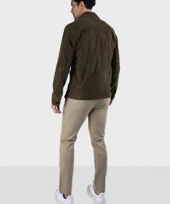 Oakwood RICCARDO Lederjacke Dark Green Herren -Oakwood Soldes Boutique af3627a668f14e839c344c21ec8d4d9a