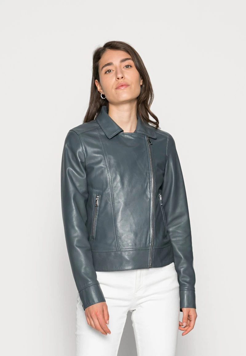 Oakwood Damen MARJORY Lederjacke Petrol 1 Oakwood Damen MARJORY Lederjacke Petrol