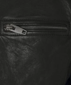 Oakwood BERLIN Lederjacke Black Herren -Oakwood Soldes Boutique b352b169e22b4057872f80d3ec022b16