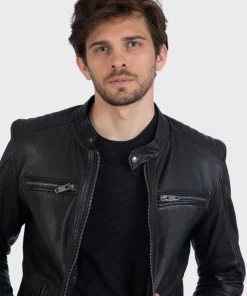 Oakwood BERLIN Lederjacke Black Herren -Oakwood Soldes Boutique b485119e7c6847f2bd417fa1636c2afb