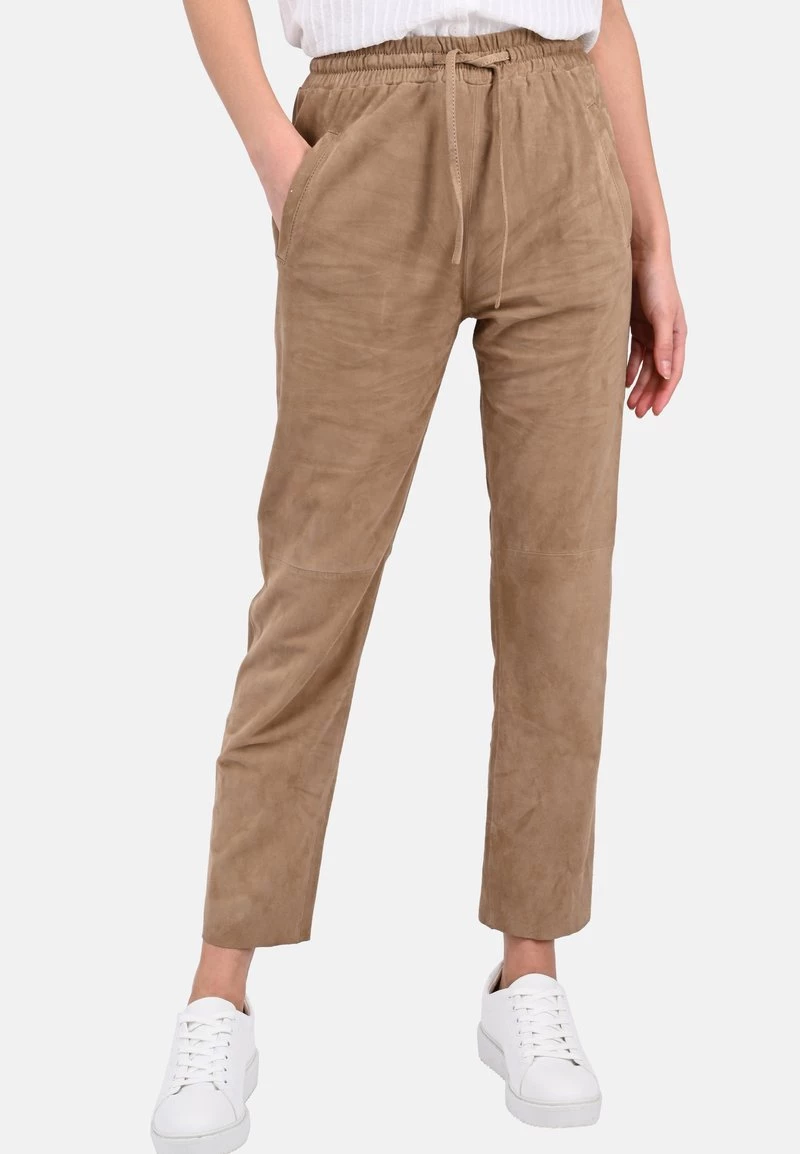 Oakwood GIFT Lederhose Beige Damen 1 Oakwood GIFT Lederhose Beige Damen