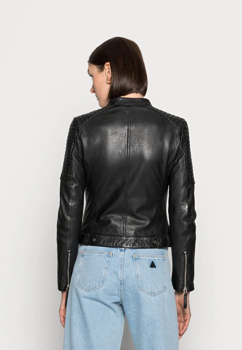 Oakwood Damen HILLS Lederjacke Black 3 Oakwood Damen HILLS Lederjacke Black – Bild 3