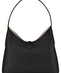 Longchamp ROSEAU Handtasche Schwarz Damen -Oakwood Soldes Boutique b81e65d817e0486ea8f81c739e93b02b