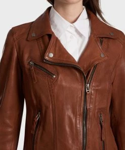 Oakwood Damen CLIPS Lederjacke Brown 9 Oakwood Damen CLIPS Lederjacke Brown -Oakwood Soldes Boutique b99bd83aa7c74a91b410544e94301ae7