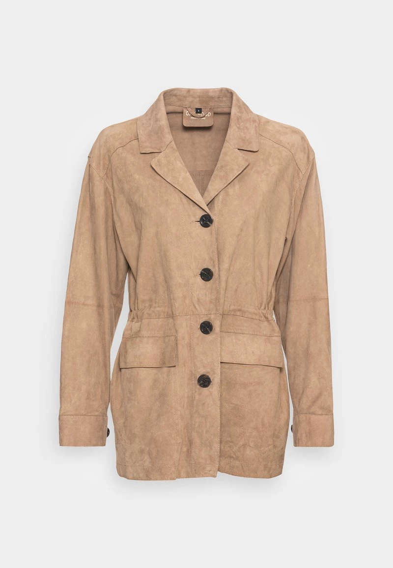 Oakwood PERNILLE Lederjacke Beige Damen 4 Oakwood PERNILLE Lederjacke Beige Damen – Bild 4