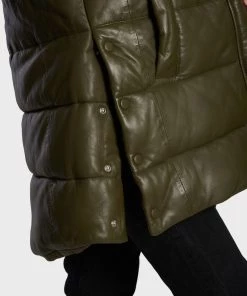 Oakwood Damen DUVET BLITZ Daunenmantel Khaki -Oakwood Soldes Boutique baf4d8d395794db784ad9687a57a6e95