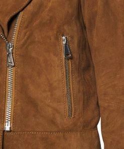 Oakwood Damen ZULINA Lederjacke Cognac -Oakwood Soldes Boutique bc9c2f8efa6b44d5aba172be72761cda