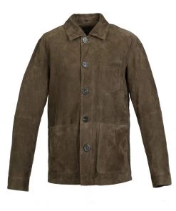 Oakwood RICCARDO Lederjacke Dark Green Herren -Oakwood Soldes Boutique bd97790791af41bab5abf3298e78c641