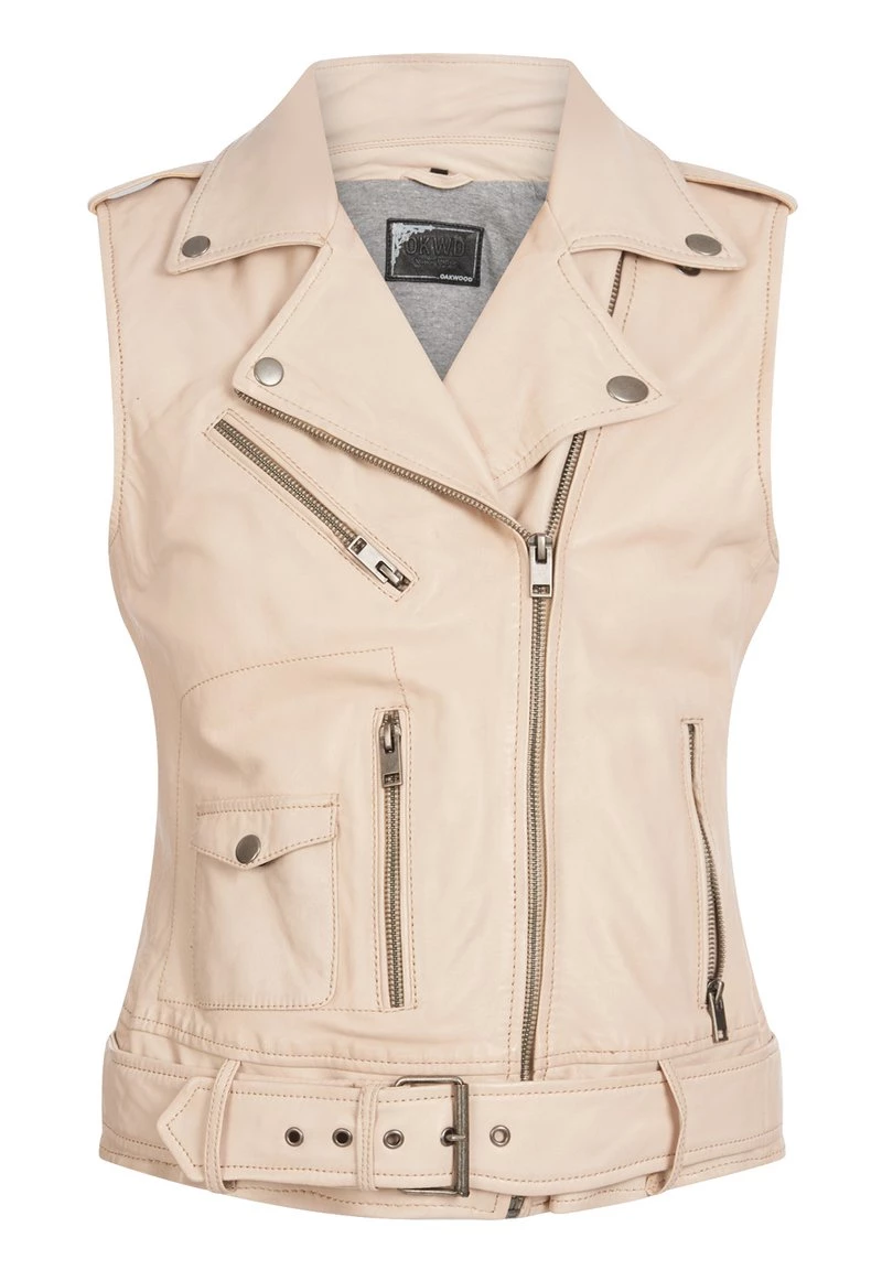 Oakwood Damen KYLIE Weste Beige 7 Oakwood Damen KYLIE Weste Beige – Bild 7