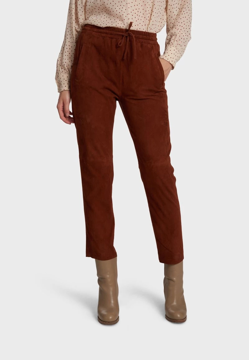 Oakwood GIFT Lederhose Brown Damen 1 Oakwood GIFT Lederhose Brown Damen