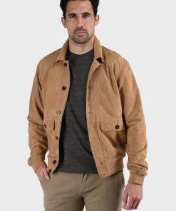 Oakwood Herren ALESSANDRO Lederjacke Tan -Oakwood Soldes Boutique bf0ab0ce871a4d6f9c33f3b2da5fcc6e