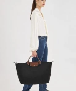 Longchamp Damen LE PLIAGE Handtasche Schwarz