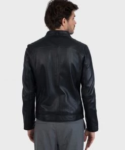Oakwood HEAVEN Lederjacke Black Herren -Oakwood Soldes Boutique c32316479d4443a1a6482f9b6719dd88
