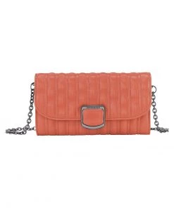 Longchamp BRIOCHE Clutch Rouge Damen