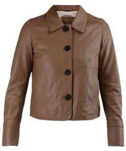 Oakwood ROSALIE Lederjacke Brown Damen -Oakwood Soldes Boutique c4190f168f3345b3a5b58792489cecf4