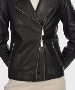 Oakwood FLASH Lederjacke Black Damen -Oakwood Soldes Boutique c422e6995ee142ed9a07a07d49948244