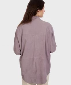 Oakwood Damen ZEN Hemdbluse Lilac -Oakwood Soldes Boutique c4456c3a4cf14df1bb0546e4023b26a9