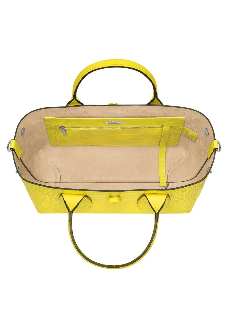 Longchamp ROSEAU Handtasche Zitrone Damen 4 Longchamp ROSEAU Handtasche Zitrone Damen – Bild 4
