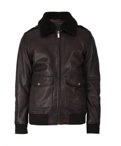 Oakwood ANDERSEN Lederjacke Brown Herren -Oakwood Soldes Boutique c6cf4a444c8a4450812e6d973b387835