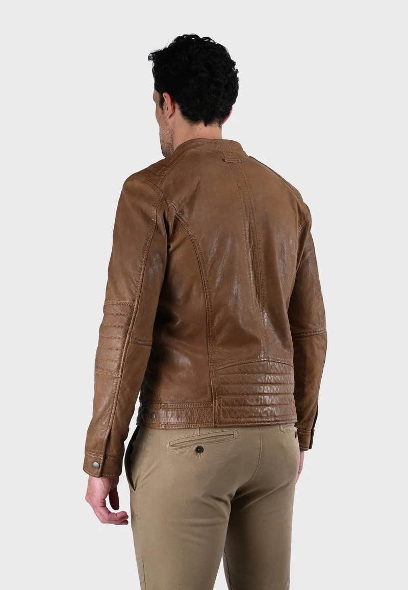 Oakwood BERLIN Lederjacke Tobacco Herren 5 Oakwood BERLIN Lederjacke Tobacco Herren – Bild 5