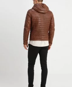 Oakwood Herren AURELLIEN Lederjacke Brown -Oakwood Soldes Boutique c82382ca548447c2b29f8460e407e328