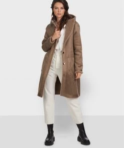 Oakwood ANGELIQUE Klassischer Mantel Brown Damen -Oakwood Soldes Boutique c8d93ea983674a619818aaa874b1cba8