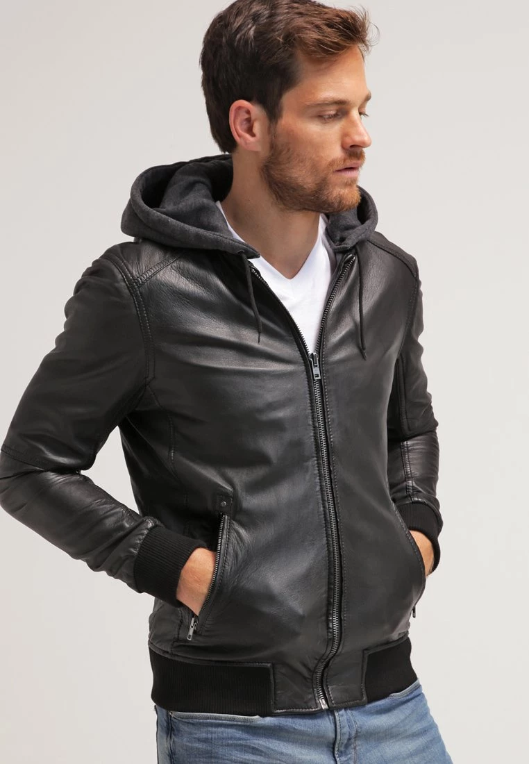 Oakwood JIMMY Lederjacke Black Herren 1 Oakwood JIMMY Lederjacke Black Herren