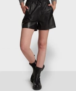 Oakwood Damen PICK Lederhose Black