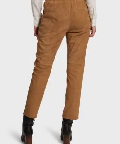 Oakwood GIFT Lederhose Camel Damen -Oakwood Soldes Boutique cd138698f7e04dada3b9dd33a2a3b6fa