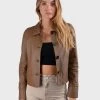 Oakwood ROSALIE Lederjacke Brown Damen