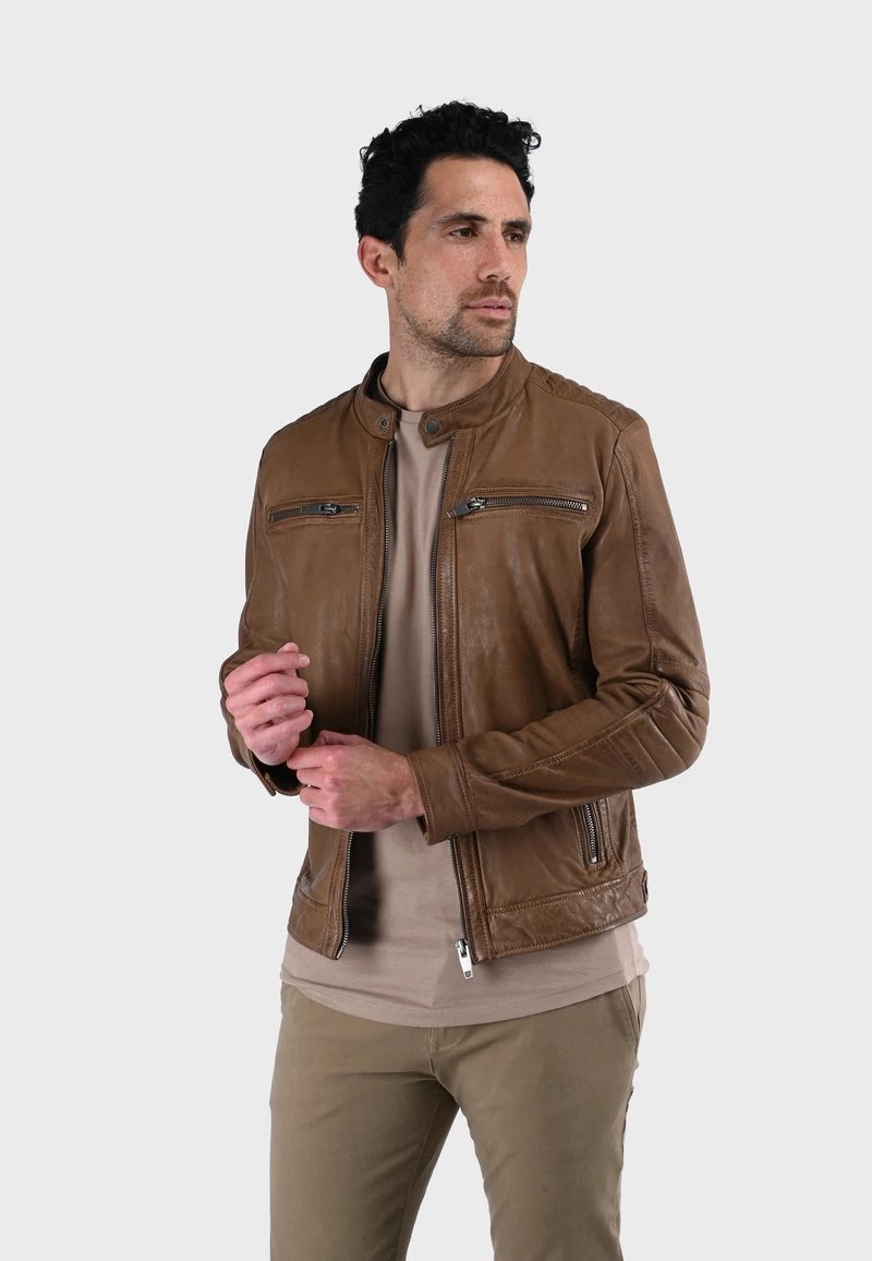 Oakwood BERLIN Lederjacke Tobacco Herren 1 Oakwood BERLIN Lederjacke Tobacco Herren