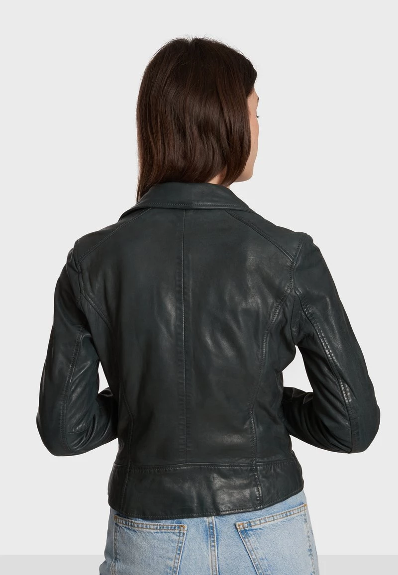Oakwood SAMANTHA Lederjacke Petrol Damen 6 Oakwood SAMANTHA Lederjacke Petrol Damen – Bild 6