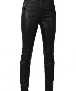 Oakwood Damen CELESTE Lederhose Black -Oakwood Soldes Boutique d024b96c67f14d209daa46e42bfcd7d0