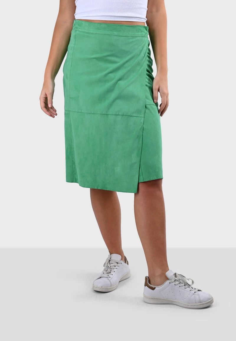 Oakwood Damen TITTLE Wickelrock Green 1 Oakwood Damen TITTLE Wickelrock Green