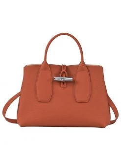 Longchamp ROSEAU Handtasche Ziegelrot Damen