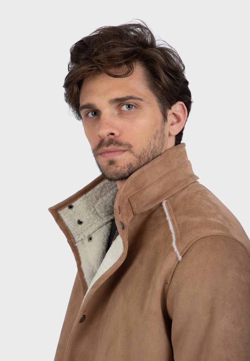 Oakwood STAN Wintermantel Beige Herren 5 Oakwood STAN Wintermantel Beige Herren – Bild 5