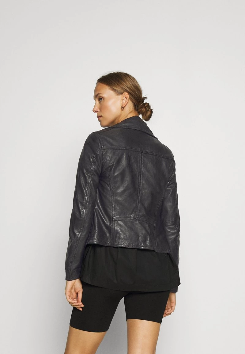Oakwood Damen CLIPS Lederjacke Black 3 Oakwood Damen CLIPS Lederjacke Black – Bild 3