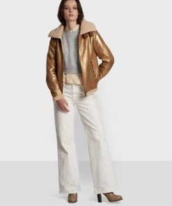 Oakwood Damen GLORIA Winterjacke Gold -Oakwood Soldes Boutique d3a1c764dd274bb6be08d6d7dfa67eb5