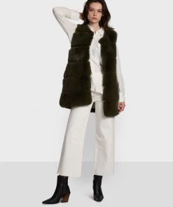 Oakwood Damen ACT Weste Khaki -Oakwood Soldes Boutique d3dbc359679b4367b4afa1afadd3e6f3