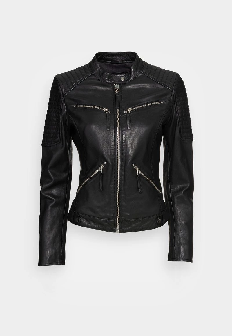 Oakwood Damen HILLS Lederjacke Black 4 Oakwood Damen HILLS Lederjacke Black – Bild 4