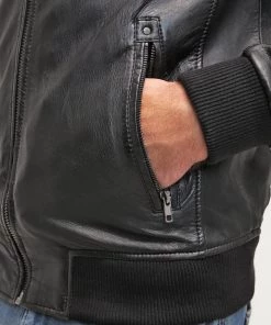 Oakwood JIMMY Lederjacke Black Herren 11 Oakwood JIMMY Lederjacke Black Herren -Oakwood Soldes Boutique d48b9a168c1344fca5fc1bd02491f408