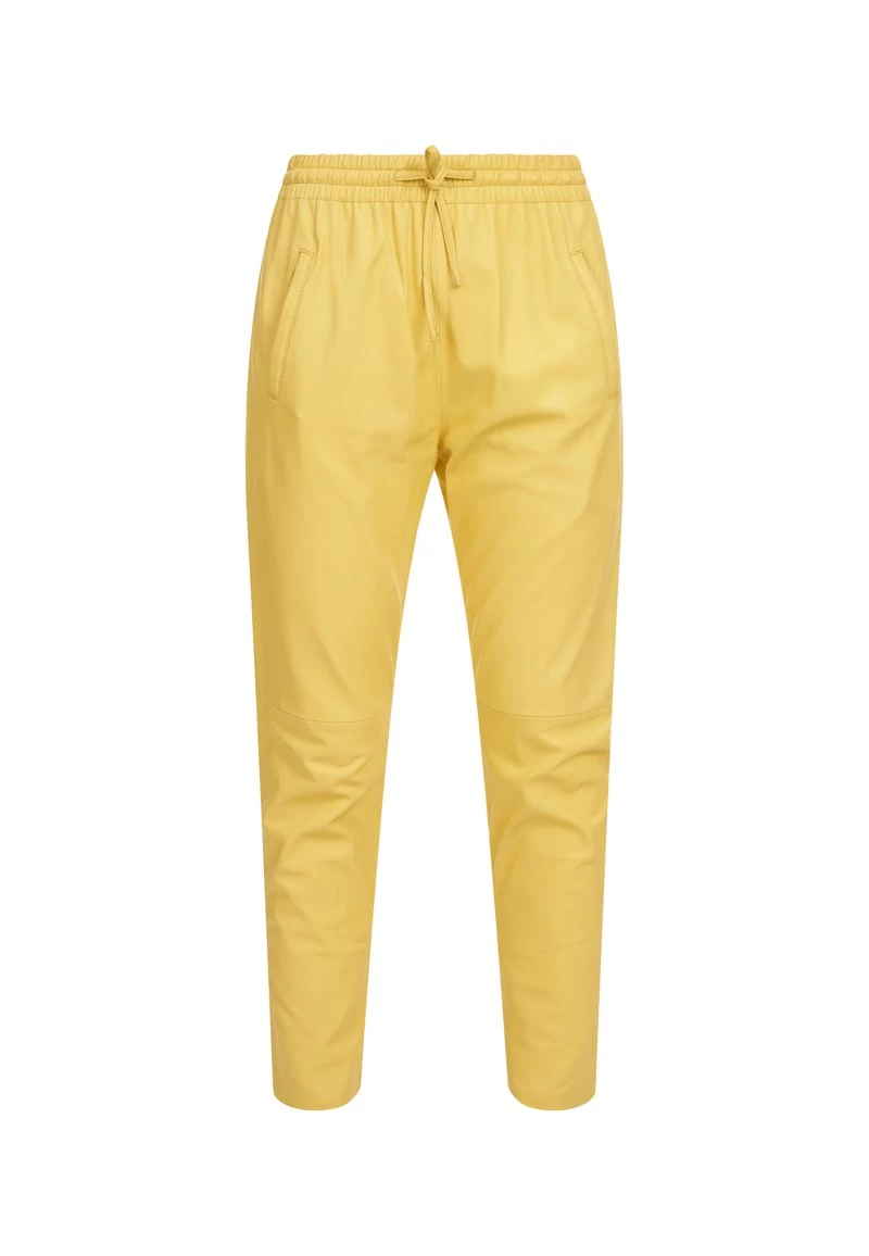 Oakwood Damen GIFT Lederhose Yellow 9 Oakwood Damen GIFT Lederhose Yellow – Bild 9